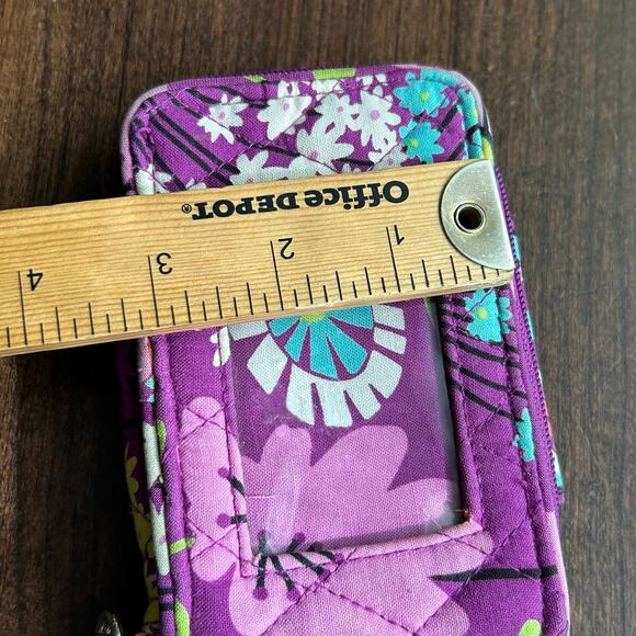 Vera Bradley Zip Wristlet Wallet in the Flutterby pattern - Picture 8 of 8